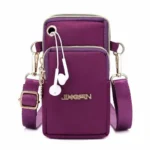 Trendy Women Shoulder Bag – Lightweight Small Cell Phone Handbag, Purse & Sports Pouch for Daily Use