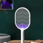 Electric Shock Mosquito Swatter with USB Type-C Charging and Triple-Layer Safety Net