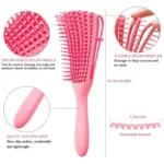 Curly Hair Brush – Detangling Comb with Scalp Massage