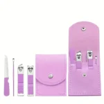 4 Pcs Nail Clipper Manicure Set – Stainless Steel Nail Cutter & Pedicure Tools - Image 6