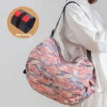 Foldable Storage Bag with Handle Large Capacity Travel Handbag