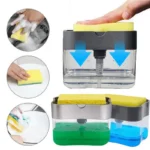 Dish Soap Dispenser with Sponge Holder for Kitchen