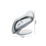 Leaf Shape Soap Holder for Bathroom & Kitchen – Non-Slip Soap Storage Case with Fast Drain Design