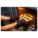 1 Pair Oven Gloves – Heat Resistant Non-Slip Kitchen Mitts for Cooking and Baking