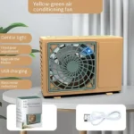 Mini AC Small Fan USB Rechargeable Desk Fan