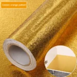 Gold Foil Sheet 200x60cm Waterproof Kitchen Cabinet Sticker