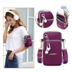 Trendy Women Shoulder Bag – Lightweight Small Cell Phone Handbag, Purse & Sports Pouch for Daily Use