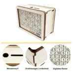 "Umrah Saving Box handmade piggy bank with money goal counter for children and adults"