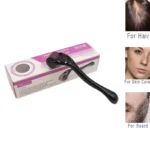 Derma Roller 0.5mm microneedle with box for hair regrowth and anti hair loss treatment