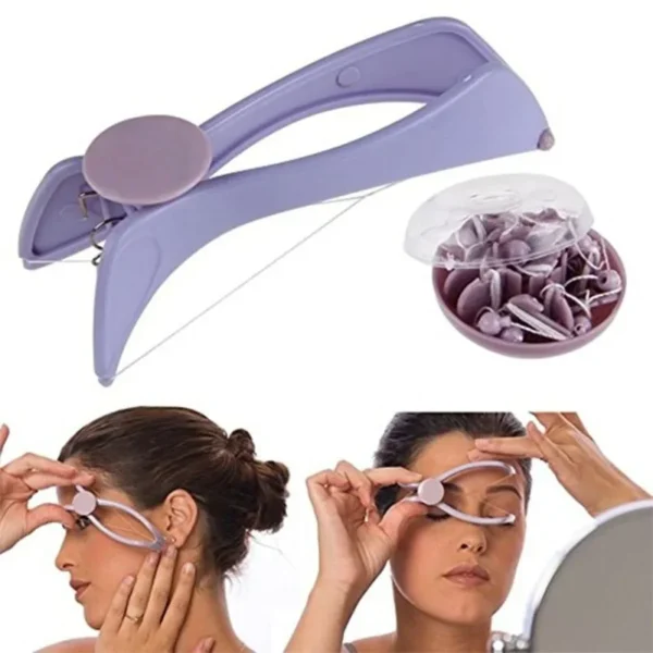 Facial Hair Remover spring threading epilator for women and girls, gentle face hair removal tool