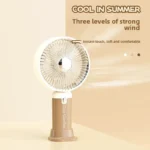 Small Fan Chargeable – Portable Mini Electric Fan with 3 Speeds