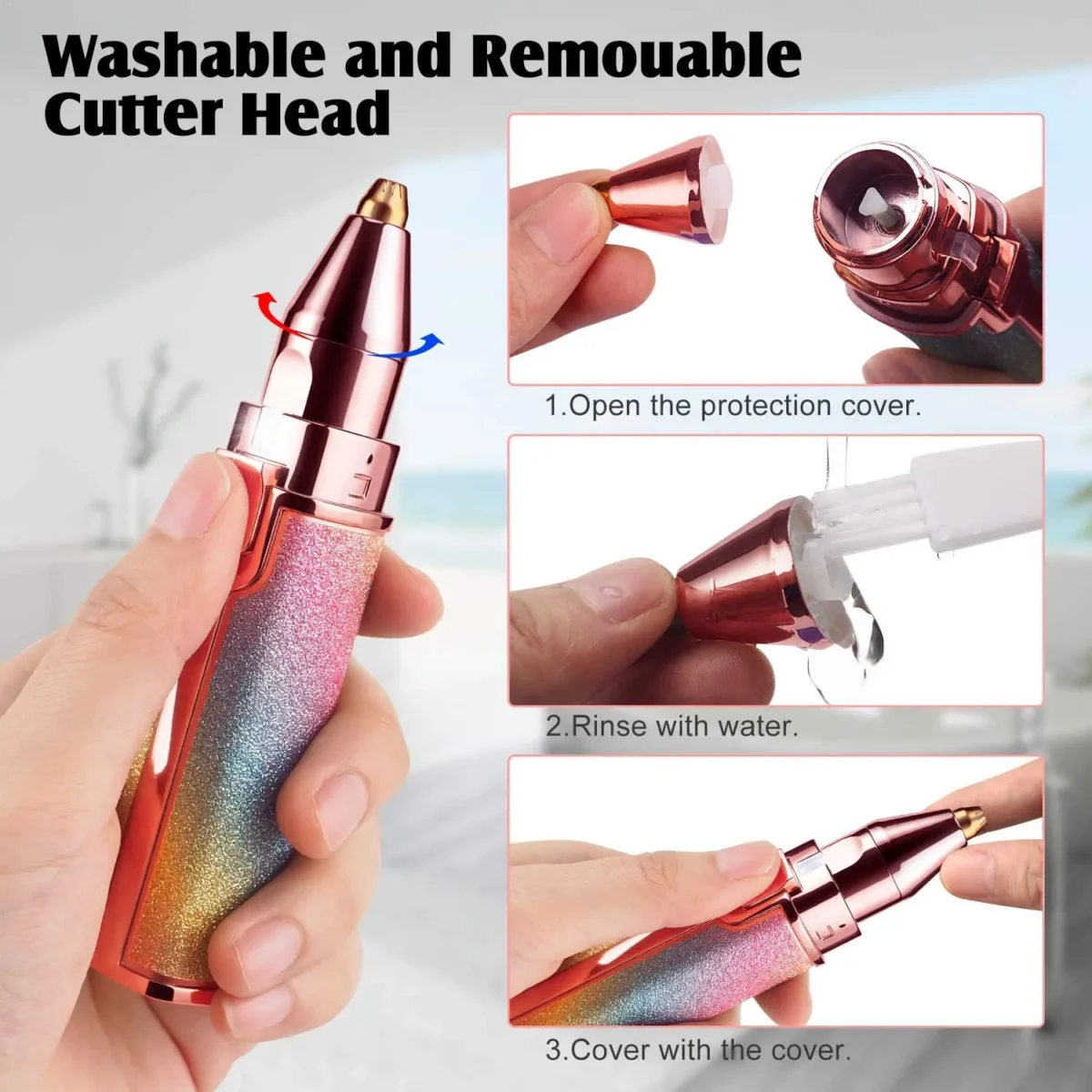 2-in-1 Eyebrow Trimmer for Women