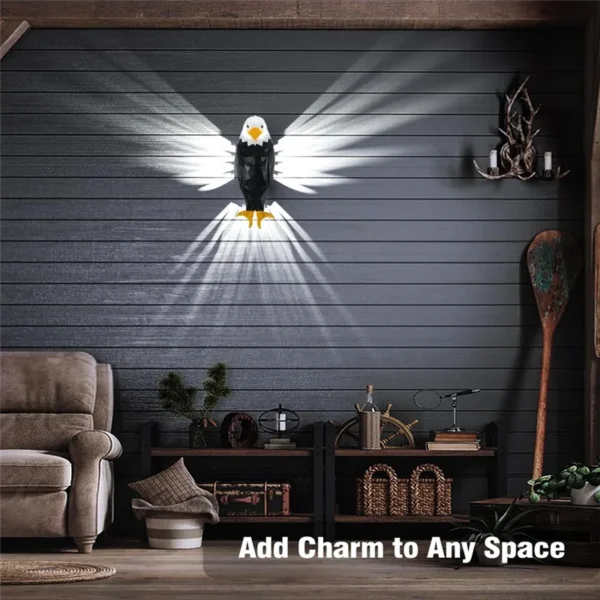 Bald Eagle Wall Light wall mounted eagle lamp for bedroom and living room