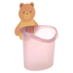 Wall Mounted Bear Holder for bathroom toothbrush and cosmetics storage
