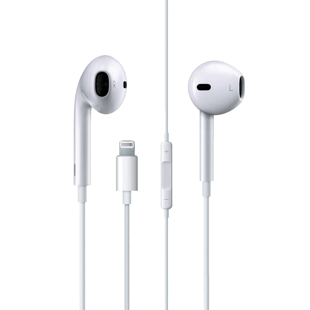 Ronin-R825-ICORD-iOS-Handsfree-Lightning-Connector.jpg Ronin R-825 ICORD Wired Handsfree Earphones with Apple Lightning connector and an in-line microphone/remote, designed for iOS devices.