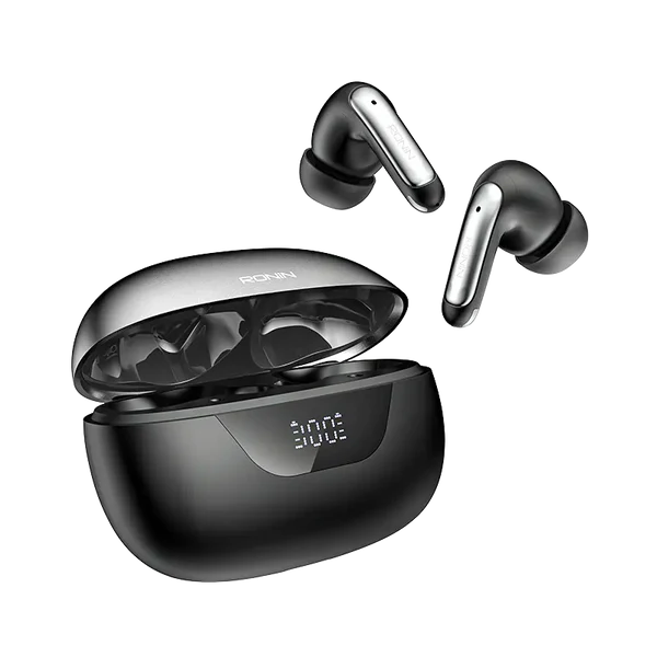 Ronin-R7010-Mystique-Earbuds-Elegant-Design-Refined.jpg Ronin R-7010 Mystique True Wireless Earbuds and their sleek charging case, highlighting the unique and elegant design elements.