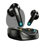 Ronin R-520 Dynasty True Wireless Earbuds and their charging case, highlighting the powerful, classic design and focus on battery endurance
