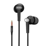 Ronin R-29 STELLAR Wired Handsfree Earphones with 3.5mm AUX jack, showcasing the distinguished design and in-line microphone.
