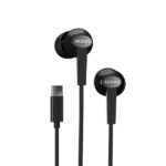 Ronin R-29 STELLAR Wired Handsfree Earphones with USB Type-C connector, showcasing the premium design and in-line microphone.