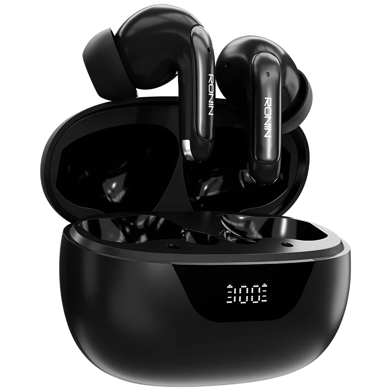 Ronin-R7010-Mystique-Earbuds-Elegant-Design-Refined.jpg Ronin R-7010 Mystique True Wireless Earbuds and their sleek charging case, highlighting the unique and elegant design elements.