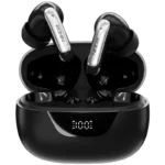 Ronin R-7010 Mystique True Wireless Earbuds and their sleek charging case, highlighting the unique and elegant design elements.