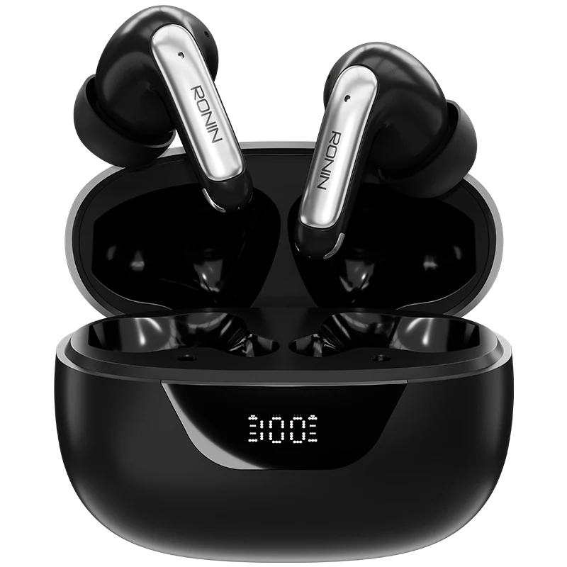 Ronin-R7010-Mystique-Earbuds-Elegant-Design-Refined.jpg Ronin R-7010 Mystique True Wireless Earbuds and their sleek charging case, highlighting the unique and elegant design elements.