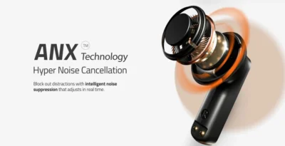 Ronin Mellow Earbuds R-7100, showing their sleek design and compact charging case, emphasizing the comfortable shape.