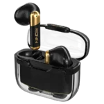 Ronin R-7070 Snap True Wireless Earbuds and their compact charging case, highlighting the quick-access design.