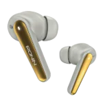 Ronin R-7065 Eclipse True Wireless Earbuds and their dark, sleek charging case, highlighting the compact and premium design.
