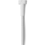 Ronin Lynix R-2045 Cable, a 1.2-meter black braided cable with a USB-C connector on one end and a Lightning connector on the other, highlighting its 27W fast charging.