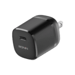 Ronin R-6035 FURY Charger Adapter, a compact wall plug with a single Type-C port, highlighting its 30W Power Delivery capability.