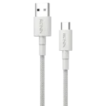 Ronin ACE Type-C Cable, a 1-meter braided USB-C cable, highlighting its durability and 18 Watt fast-charging capability.