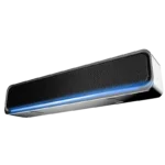 Ronin R-3010 Axis Bar Wireless Speaker, a long, black, portable soundbar-style speaker, highlighting its wireless functionality and sleek design.