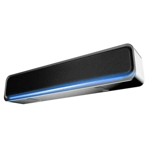 Ronin R-3010 Axis Bar Wireless Speaker, a long, black, portable soundbar-style speaker, highlighting its wireless functionality and sleek design.