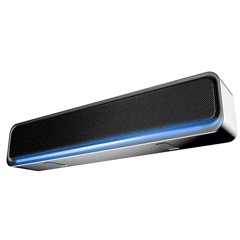 Ronin-R3010-Axis-Bar-Wireless-Speaker-Portable-Soundbar.jpg Ronin R-3010 Axis Bar Wireless Speaker, a long, black, portable soundbar-style speaker, highlighting its wireless functionality and sleek design.