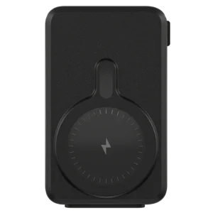 Ronin VELOCITY 10,000mAh Powerbank, showing the sleek portable design with the visible circular mark for its 22.5W wired and integrated wireless charging pad.