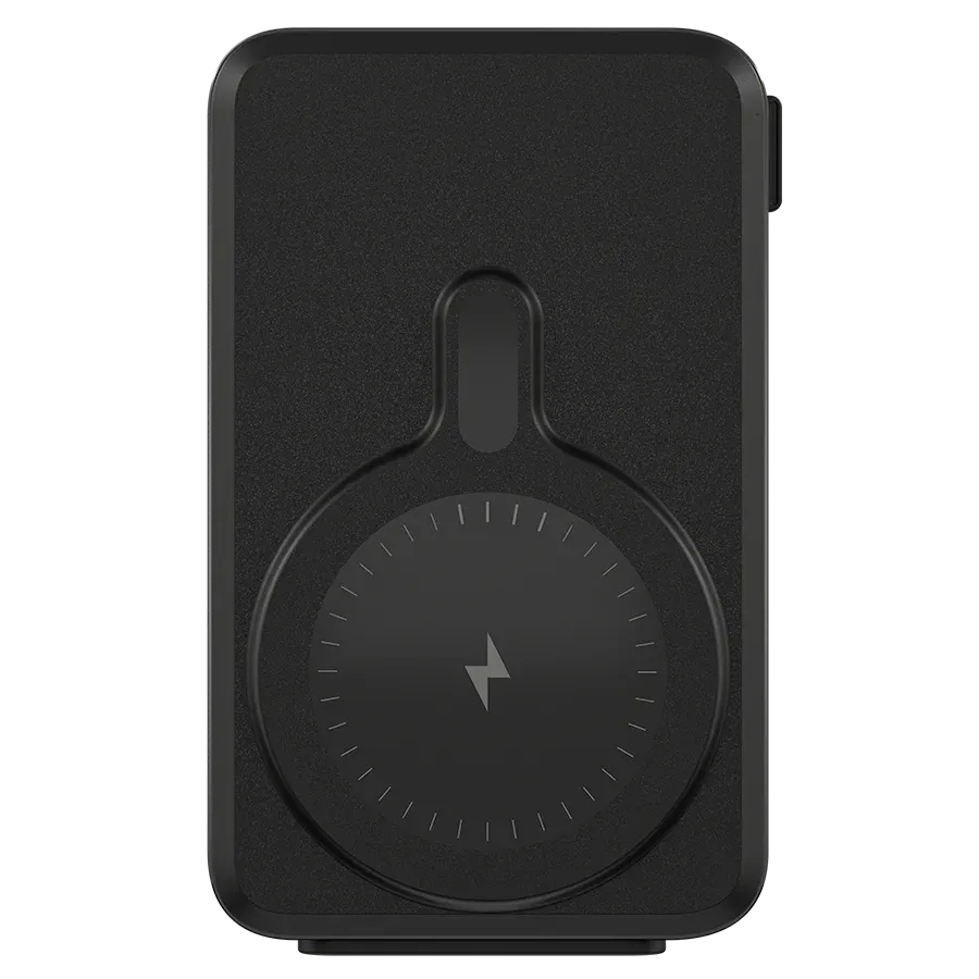 Ronin-VELOCITY-10000mAh-Wireless-Powerbank-22-5W-Fast-Charge.jpg Ronin VELOCITY 10,000mAh Powerbank, showing the sleek portable design with the visible circular mark for its 22.5W wired and integrated wireless charging pad.