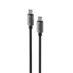 Ronin RUSH Type-C to Type-C Cable, a 1.2-meter black braided cable, highlighting its extreme 240 Watt Power Delivery (EPR) capability for high-performance laptops.
