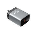 Ronin R-6020 WIZARD Charger Adapter, showing its compact size and multiple USB-C and USB-A charging ports for fast Power Delivery.