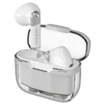 Ronin R-7070 Snap True Wireless Earbuds and their compact charging case, highlighting the quick-access design.