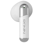 Ronin R-7070 Snap True Wireless Earbuds and their compact charging case, highlighting the quick-access design.