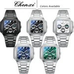 Luxury Quartz Men’s Watch – Classic Stainless Steel Analog Wristwatch - Image 5
