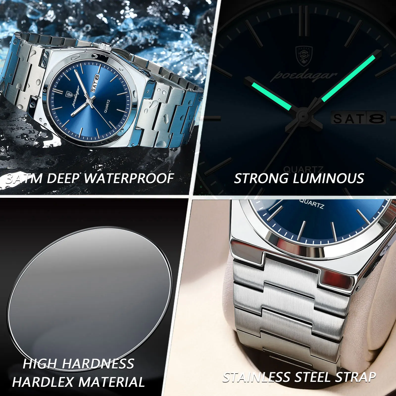 kf-S00914369f7ee4c61ae1f819cf6a291c9L Luxury Date & Week Waterproof Watch for Men – Stylish Fashion Timepiece - Image 4