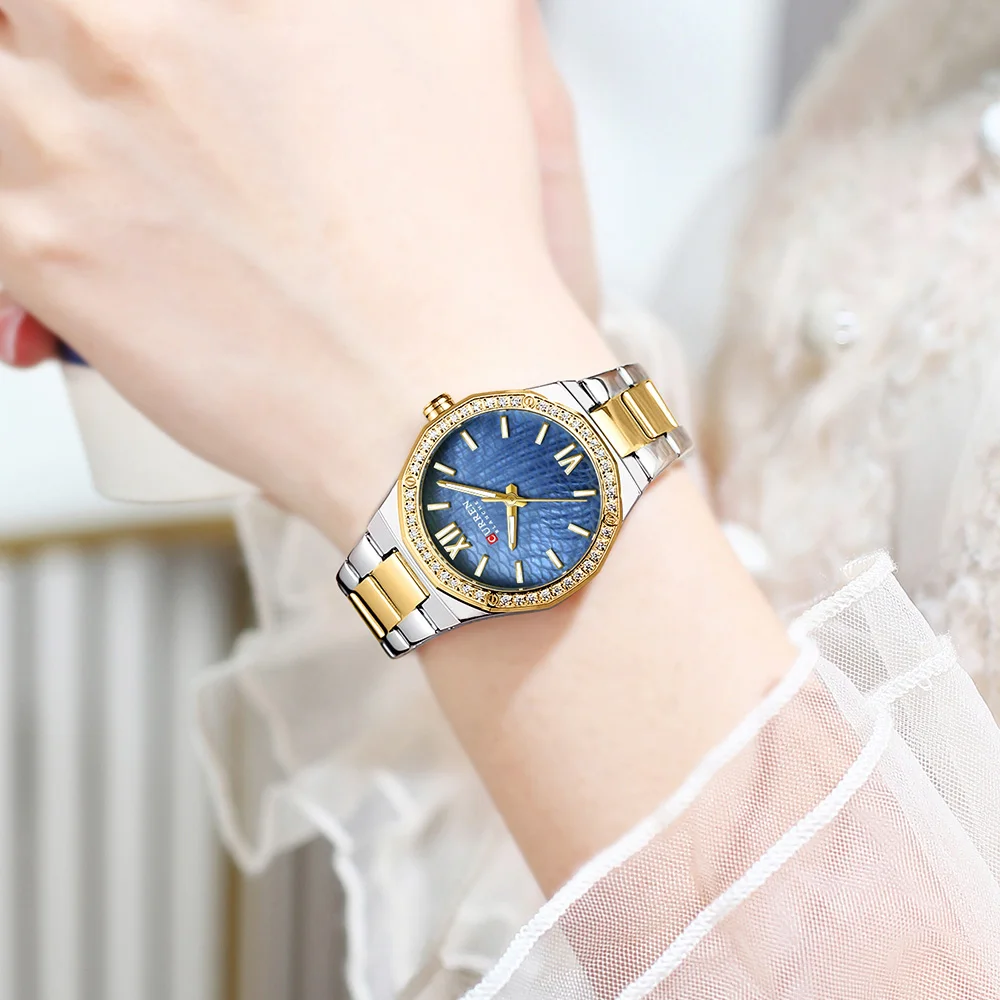 kf-S06de090a3fa8493595f0a56f7f6f765c1 Ladies Quartz Wrist Watch - Image 5