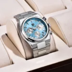 Top Luxury Men's Quartz Watch, showing the elegant dial, stylish designer details, and durable band, highlighting its premium aesthetic and reliable quartz movement.