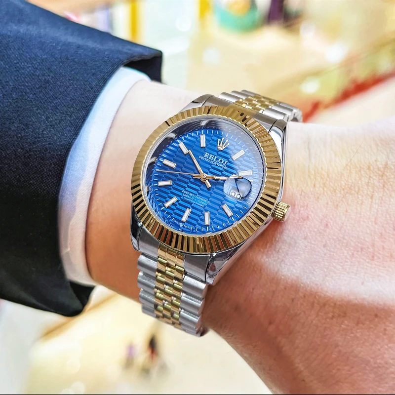 Log-Series-High-End-Business-Men-Quartz-Watch-Dress-Professional.jpg Log Series High-End Business Men's Quartz Watch, showing the elegant, minimalist white or black dial, classic markers, and stainless steel case and band, suitable as a professional dress watch.