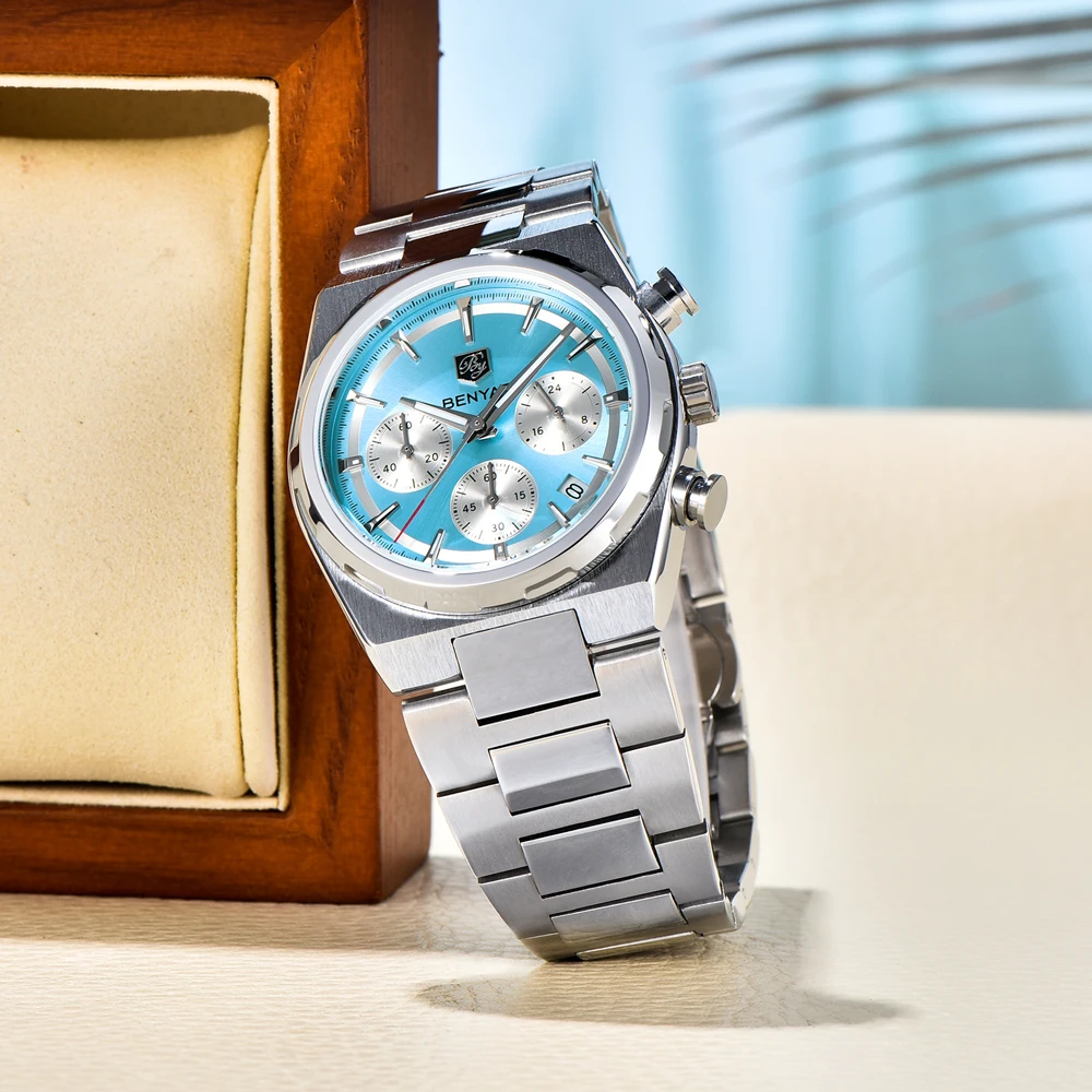 Top-Luxury-Mens-Stylish-Designer-Quartz-Wristwatch-Timepiece.jpg Top Luxury Men's Quartz Watch, showing the elegant dial, stylish designer details, and durable band, highlighting its premium aesthetic and reliable quartz movement.