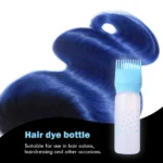 Hair Dye Applicator Comb Bottle with Salon Brush and Dispenser
