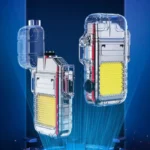 Rechargeable lighter with flashlight for camping and daily use