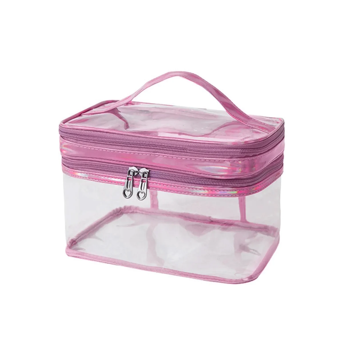Transparent Cosmetic Bag Double-layer - Image 2